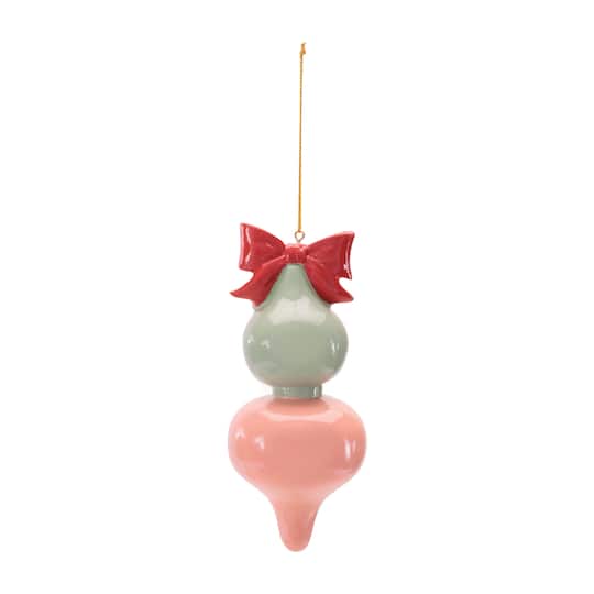 Melrose 5.25" Resin Finial Ornaments, 4ct.